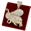 3127 Złota zawieszka cyrkonie błyszcząca pozłacana 14k Xuping pszczoła